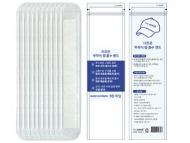 [thejoen] Hat, Sweat Absorption Pad, Cap Guard, Cap Pad 10 Sheets_ disposable,Hypoallergenic, absorbent, golf, baseball, tennis, running, cycling, mountaineering,outdoor activities_Made in Korea